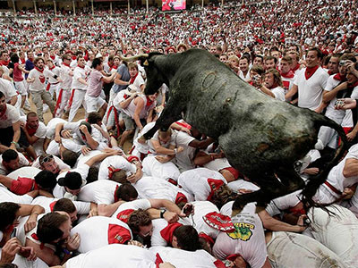 パンプローナのサン・フェルミン祭り