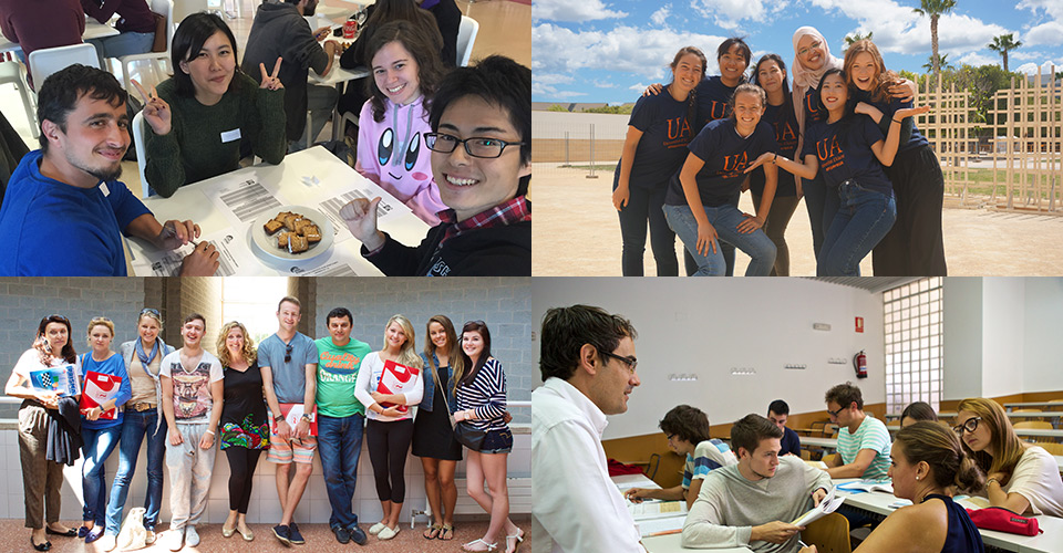 アリカンテ大学語学教育センターの学生