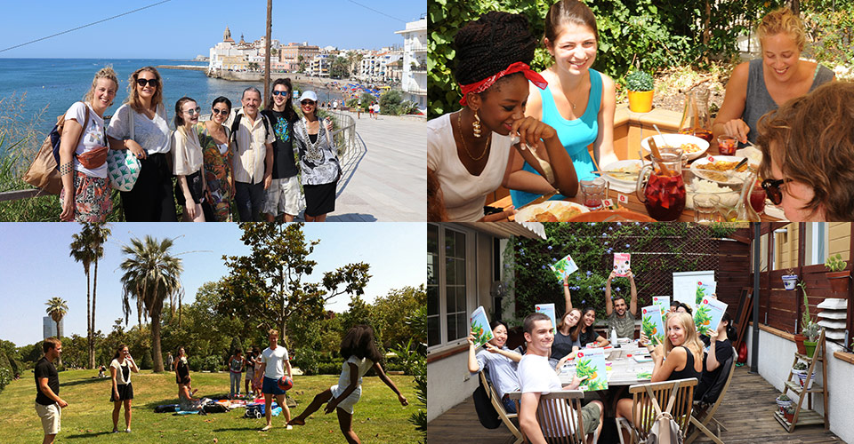 Lingua Schools バルセロナの学生