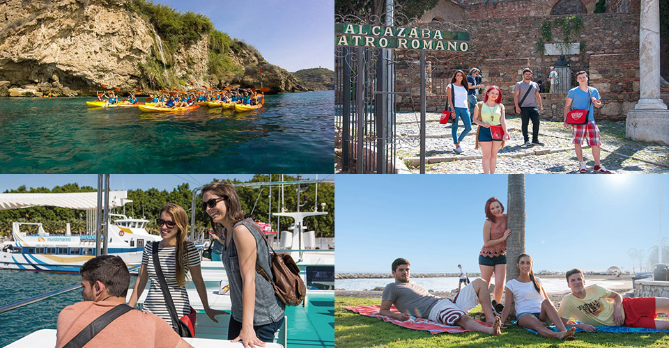 Sprachcaffe Languages Plus マラガの学生