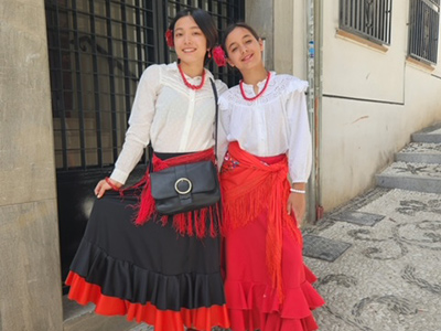 ホストシスターの服を借りておそろいコーデでお祭りへ