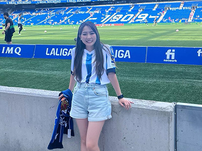 スペインのラ・リーガを見にサンセバスチャンに行きました。