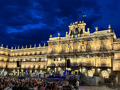 マヨール広場で開催されたフェスティバルの様子