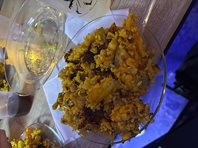 TARONJAのパーティのパエリア