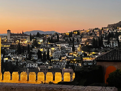 アルハンブラ宮殿のカルロス五世宮殿付近