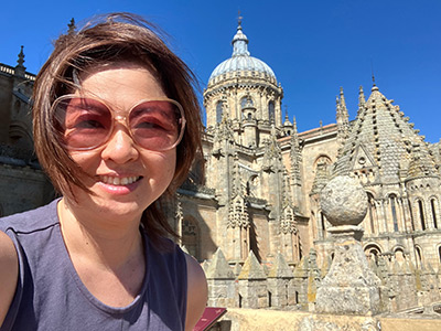 サラマンカ新大聖堂にて