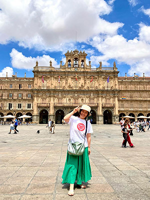 マヨール広場にて