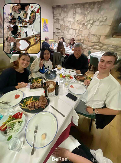 クラスメイトと夕食その2